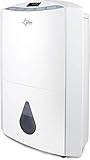SUNTEC Luftentfeuchter Dryfix 20 Design - für Räume bis 150 M³ (63 m2) | Raumentfeuchter mit 20 l/Tag Entfeuchtung | Entfeuchter elektrisch inkl Luftreiniger Funktion + mobile Wäschetrocknung
